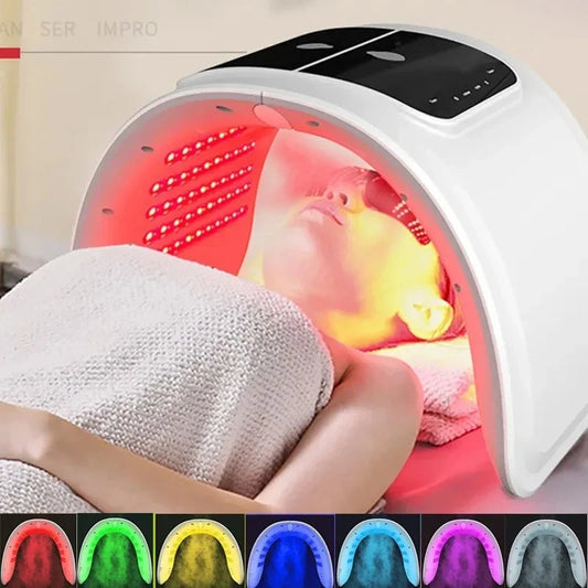 Lumeroutine™ 7-Color PDT LED Light Therapy Machine – Professional Facial Spa Device for Skin Rejuvenation & Acne Care